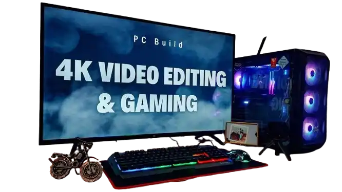 Advanced 4K PC setup computer shop Ahmedabad